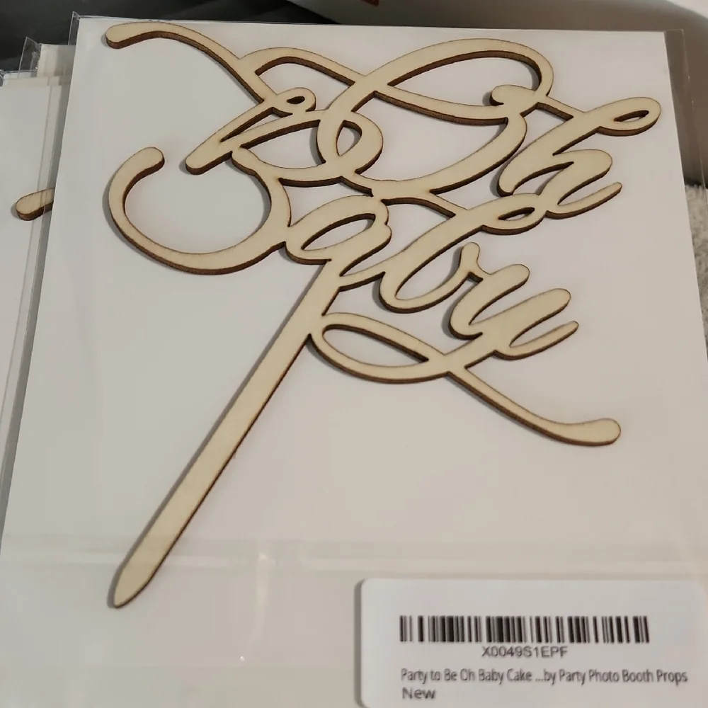 'Oh Baby' Cake Toppers 18 Count